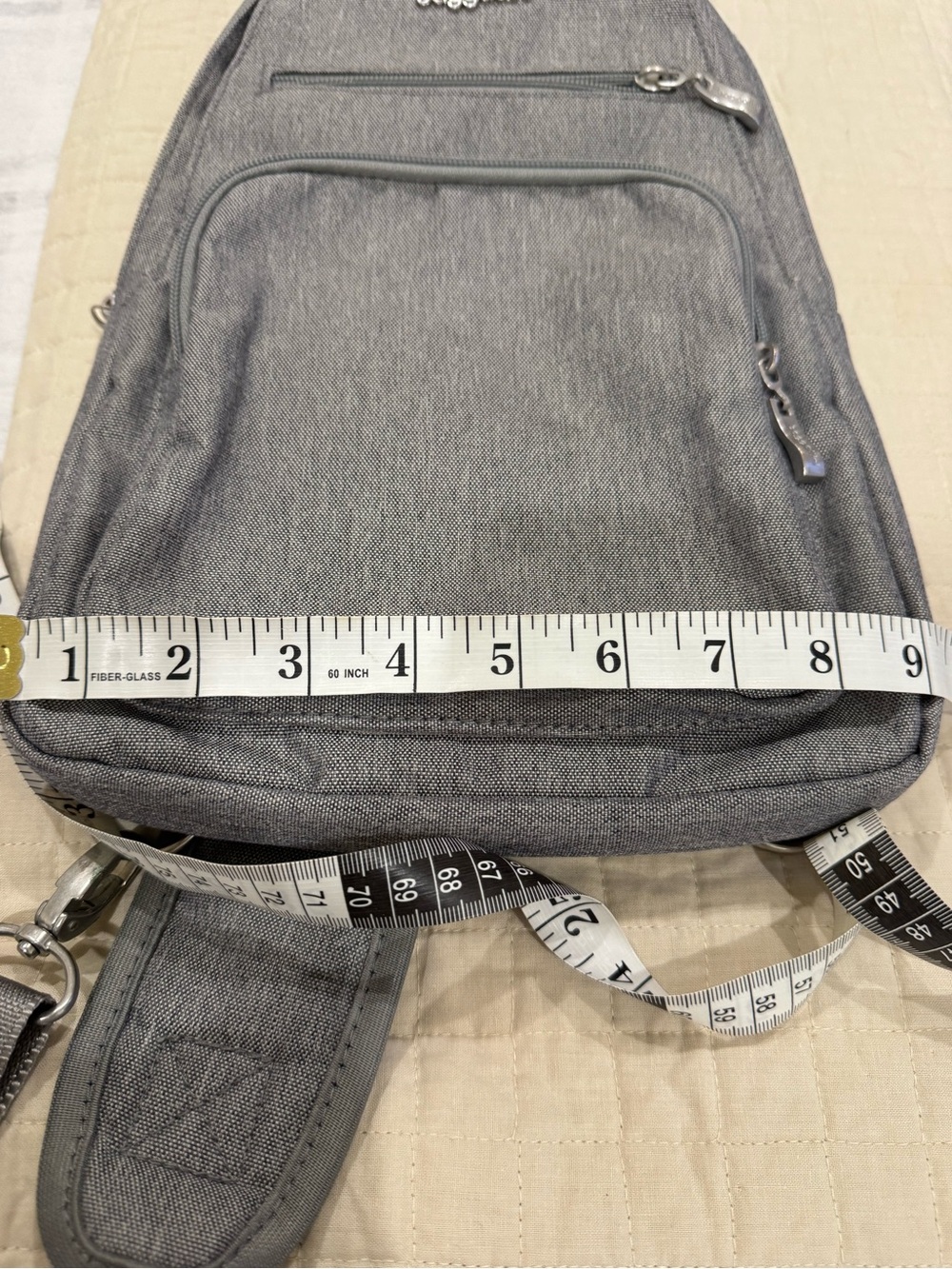 Baggallini Gray Crossbody Sling Bag - Picture 7 of 7